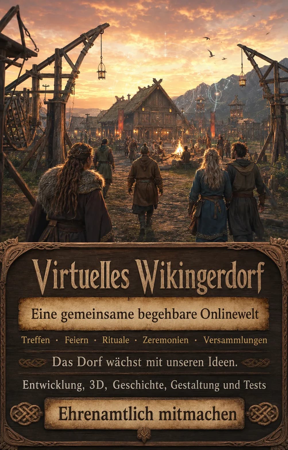 Virtuelles Wikingerdorf